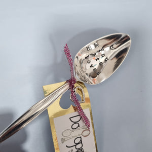 You are loved - stamped teaspoon - Dollop and Stir