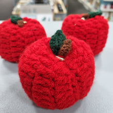 Load image into Gallery viewer, Crochet Apple - Apple for the Teacher - Thank you Teacher Gift - Best Efforts
