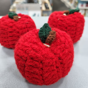 Crochet Apple - Apple for the Teacher - Thank you Teacher Gift - Best Efforts