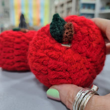 Load image into Gallery viewer, Crochet Apple - Apple for the Teacher - Thank you Teacher Gift - Best Efforts
