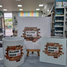 Load image into Gallery viewer, Coaster - Elland Road Road Sign Coaster - Glass Coasters - Yorkshire Slang by Fred &amp; Bo
