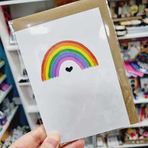 Rainbow Greetings Card - All Occasions - Hello Sweetie