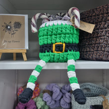 Load image into Gallery viewer, Crochet Storage Basket - Elf - Crochet Plant Pot/Bottle Holder - Best Efforts
