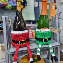 Load image into Gallery viewer, Crochet Storage Basket - Elf - Crochet Plant Pot/Bottle Holder - Best Efforts
