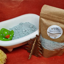 Load image into Gallery viewer, Merry Grinchmas! Festive Bath Fizz - Little Shop of Lathers - handmade bath treat - Christmas Pampering
