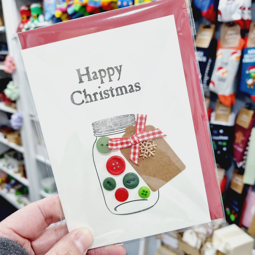 Merry Christmas  - Christmas Jar Card - Hello Sweetie