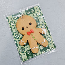 Load image into Gallery viewer, Gingerbread Men  - Polymer Clay - Christmas Tree Decoration - Pins and Noodles
