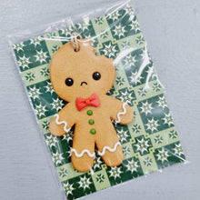 Load image into Gallery viewer, Gingerbread Men  - Polymer Clay - Christmas Tree Decoration - Pins and Noodles
