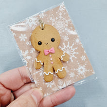 Load image into Gallery viewer, Gingerbread Men  - Polymer Clay - Christmas Tree Decoration - Pins and Noodles
