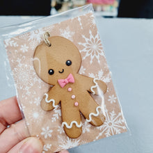 Load image into Gallery viewer, Gingerbread Men  - Polymer Clay - Christmas Tree Decoration - Pins and Noodles
