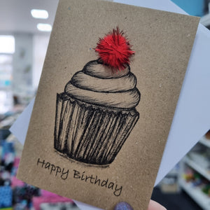 Cupcake Birthday Card - Best Efforts