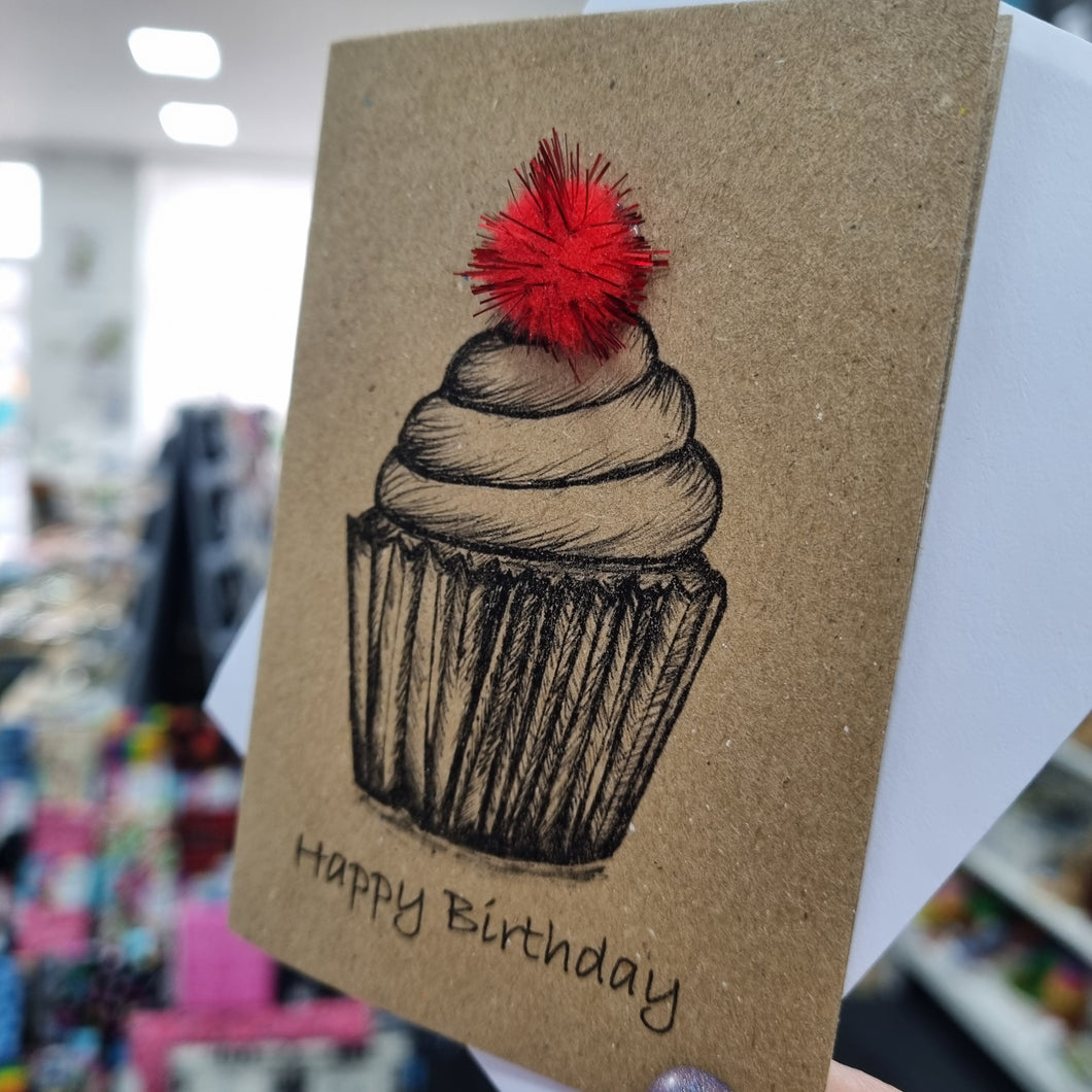 Cupcake Birthday Card - Best Efforts