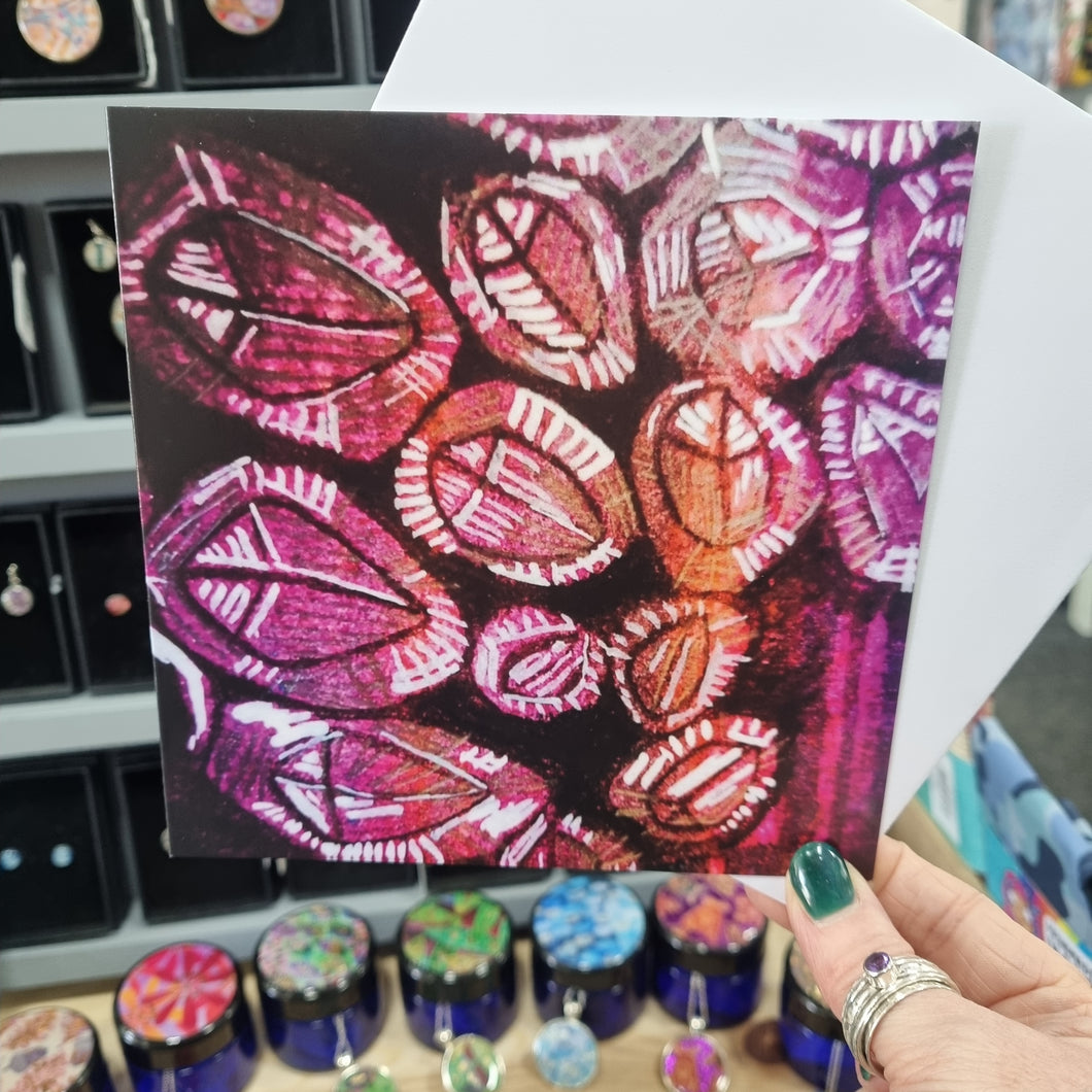 Greetings Card - Barnacle Shells - Nimanoma