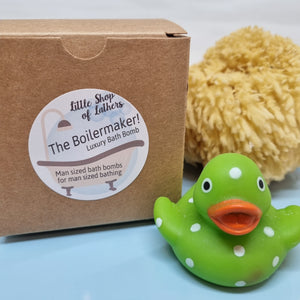 Luxury Bath Bomb - The Boilermaker - Little Shop of Lathers - Man Sized Bath Bombs for Man Sized Bathing!