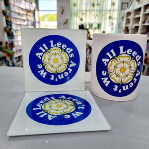Mug - All Leeds Aren't We - Leeds United Mug - Fred & Bo - Yorkshire Gifts - LUFC