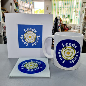 Greetings Card - Leeds Leeds Leeds - Leeds United - Fred & Bo - LUFC