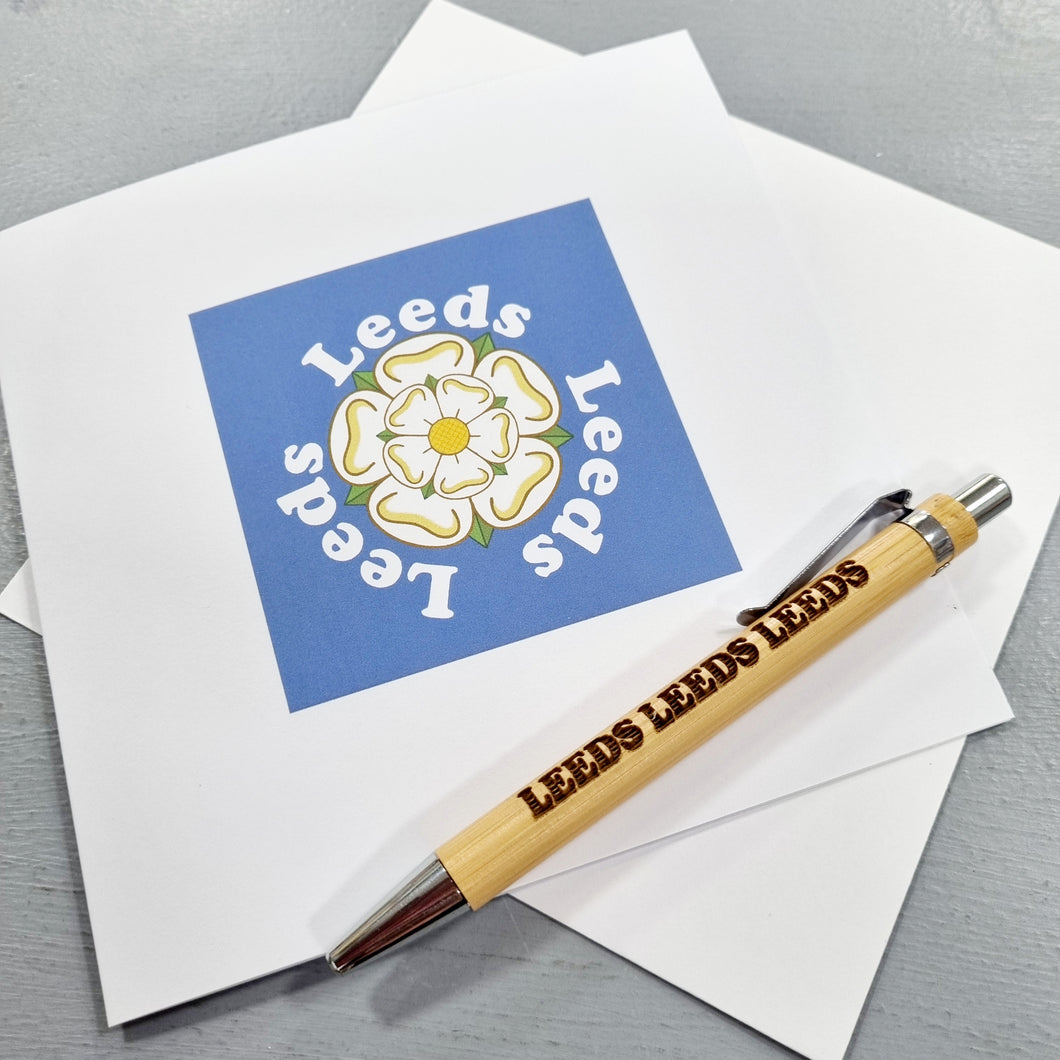 Greetings Card - Leeds Leeds Leeds - Leeds United - Fred & Bo - LUFC