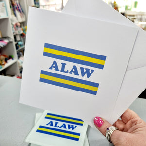 Greetings Card - ALAW - All Leeds Aren't We - Leeds United - Fred & Bo - LUFC