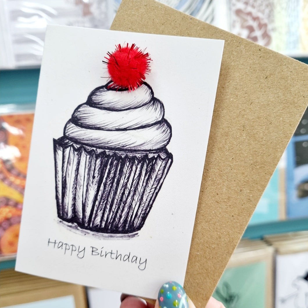 Cupcake Birthday Card - Best Efforts