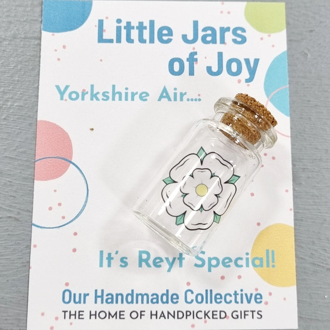 Little Jars of Joy - Yorkshire Air - Funny Yorkshire Gifts - Mini keepsake