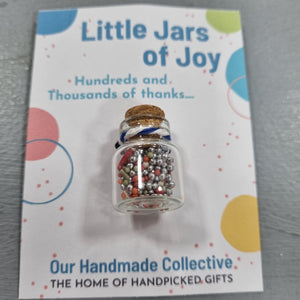 Little Jars of Joy - Hundreds and Thousands of Thanks - Mini keepsake - Thank you gift