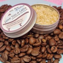 Load image into Gallery viewer, Lip Scrub - Love You a Latte - Little Shop of Lathers - Natural Lip Exfoliator - Sentimental Puns
