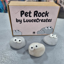 Load image into Gallery viewer, Pet Rock - Mini polymer clay figure - Luuce Creates
