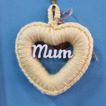 Load image into Gallery viewer, Mum Heart Wreath - Crochet Wreath - Lots of colours - Best Efforts
