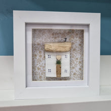 Load image into Gallery viewer, Box Frame - Wooden House - White - Tina's Lovely Creations
