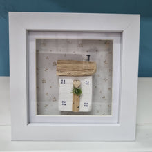 Load image into Gallery viewer, Box Frame - Wooden House - White - Tina's Lovely Creations
