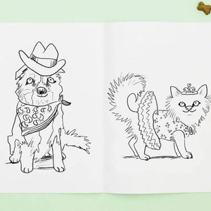 Doggy Dress-Up Colouring Book - Jo Clark Design - Dog lovers