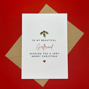 Girlfriend Christmas Card - Swale Studios