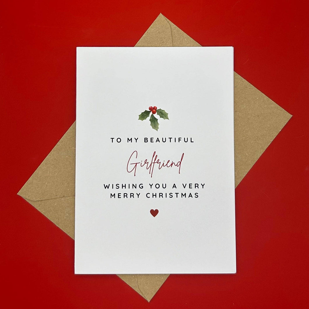 Girlfriend Christmas Card - Swale Studios