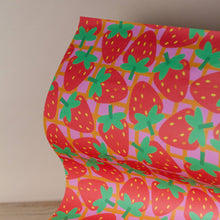 Load image into Gallery viewer, Strawberry Gift Wrap - Studio Boketto
