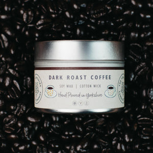 Candle - Dark Roast Coffee - hand poured soy wax candles - The Yorkshire Candle Company Ltd