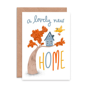New Home Card - Lovely New Home Greeting Card - Emily Nash Illustration