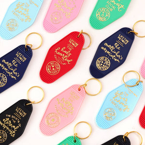 Keyring - The Overthinker's Association - Navy Blue - Oh Laura