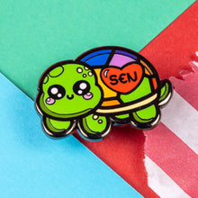Load image into Gallery viewer, Speshell Educational Needs Tortoise Enamel Pin - SEN - Special Educational Needs - Innabox
