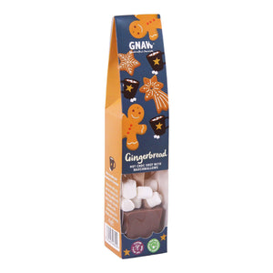 Hot Chocolate Stirrer - Gingerbread With Marshmallows - GNAW Chocolate