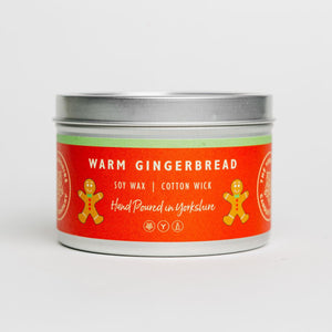Candle - Warm Gingerbread - hand poured soy wax candles - The Yorkshire Candle Company Ltd