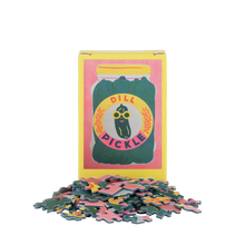 Load image into Gallery viewer, Mini Jigsaw Puzzle - Pickle - 99 Piece Mini Jigsaw Puzzle - Food Lovers - Happily Puzzles
