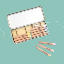 Load image into Gallery viewer, Pastel Watercolour Pencils Set - Colouring Pencils - Children gift idea - Cotton Twist - Eco friendly
