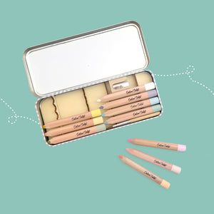 Pastel Watercolour Pencils Set - Colouring Pencils - Children gift idea - Cotton Twist - Eco friendly