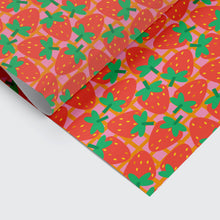 Load image into Gallery viewer, Strawberry Gift Wrap - Studio Boketto
