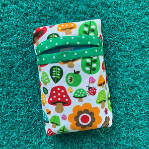 Fabric Tissue Pouch - assorted designs - Dawny's Sewing Room - tissue pack cover