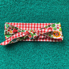 Load image into Gallery viewer, Fabric hair ties - Mushrooms - Dawny&#39;s Sewing Room - Adult and child size
