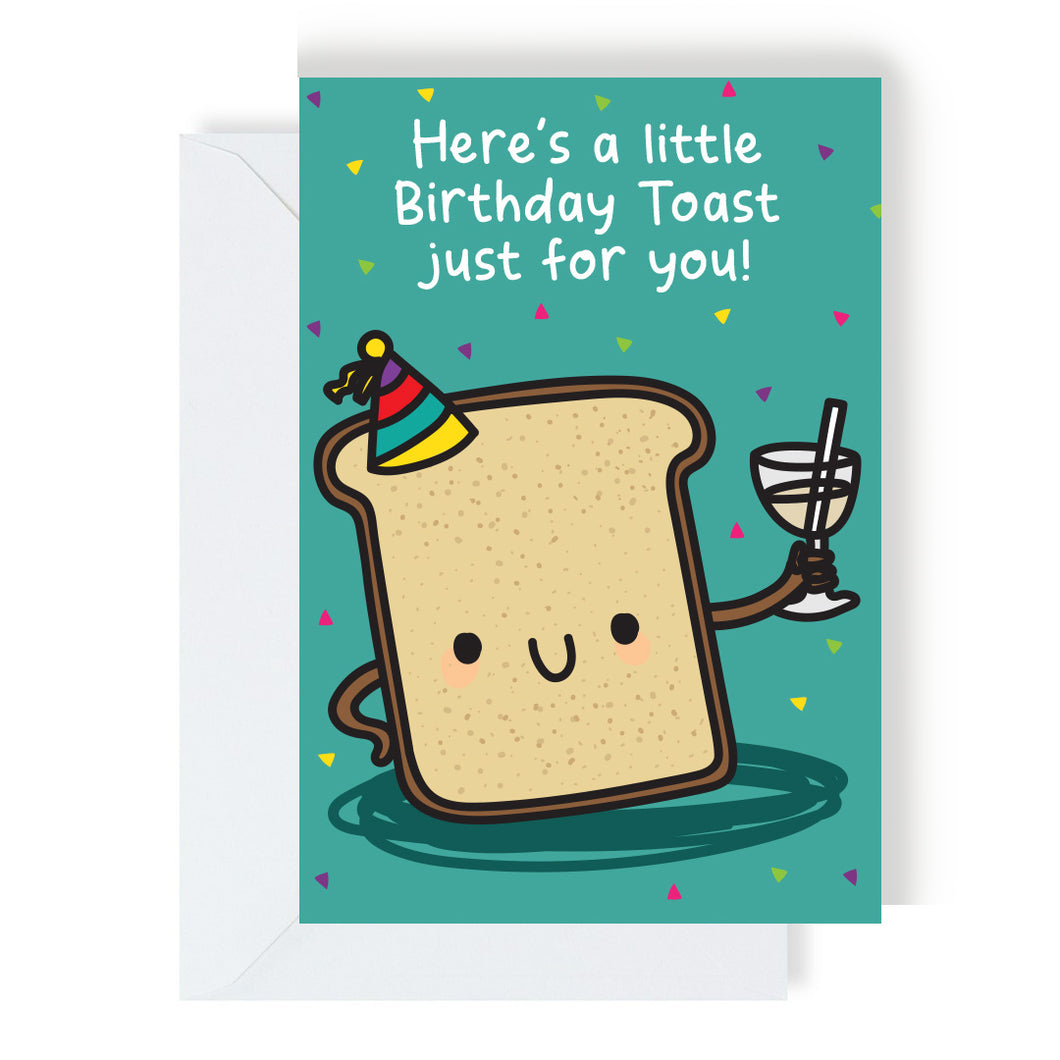 Greetings Card - A little Birthday Toast for you - The Playful Indian