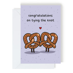 Greetings Card - Congratulations on tying the knot - The Playful Indian