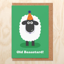 Load image into Gallery viewer, Old BAAstard Birthday Card - Studio Boketto
