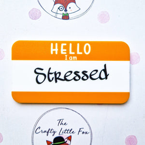 Mental Health Awareness Badges - Acrylic Pin Badge - The Crafty Little Fox